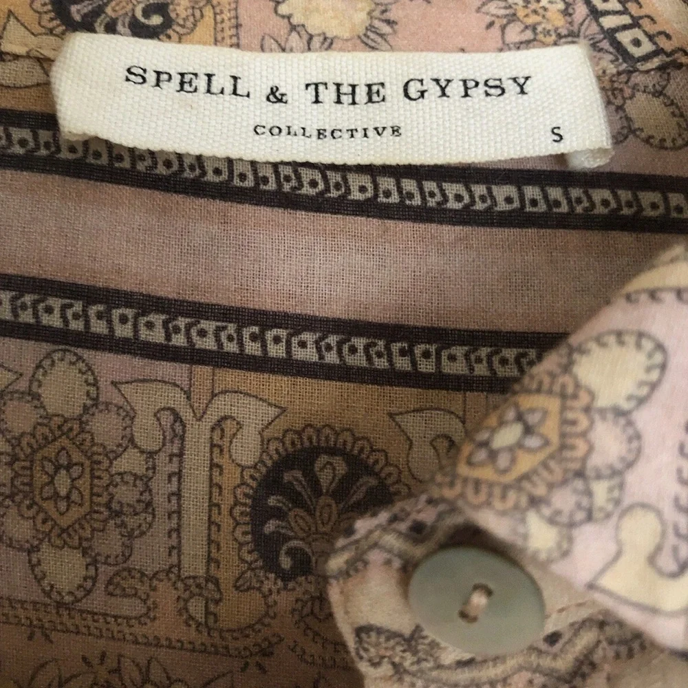 NWOT SPELL SHIRT DRESS - Picture 5 of 8